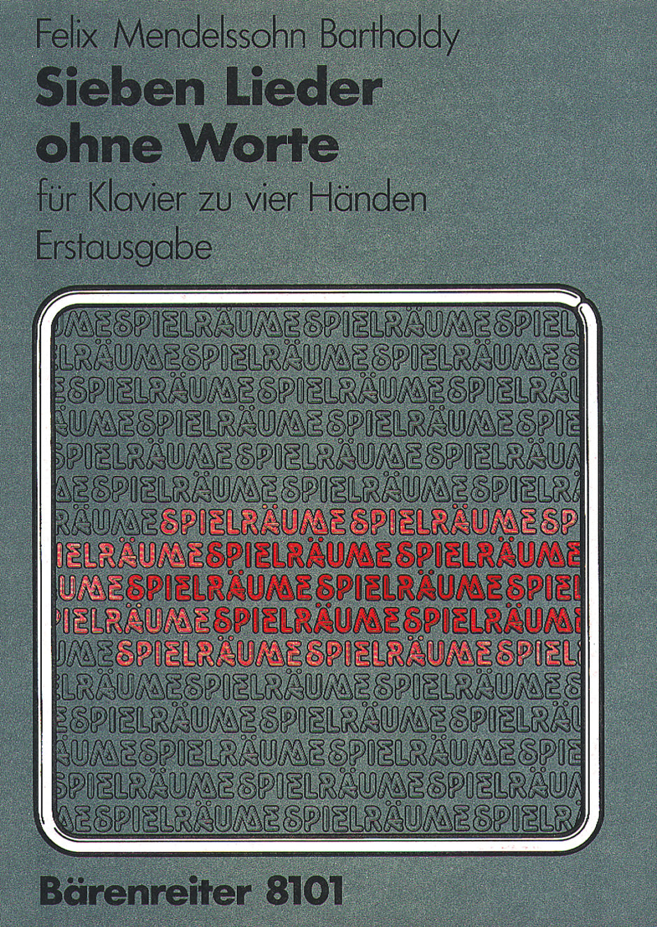 Mendelssohn 7 Songs Without Works for Piano 4 Hands op. 62/1-6, 67/1 (Bearbeitungen des Komponisten für den König und die Königin von England)