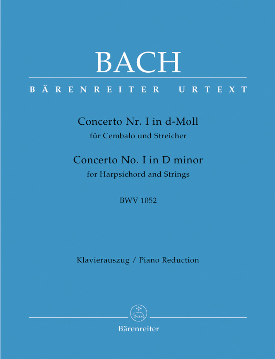 Bach Concerto for Harpsichord and Strings Nr. 1 D minor BWV 1052
