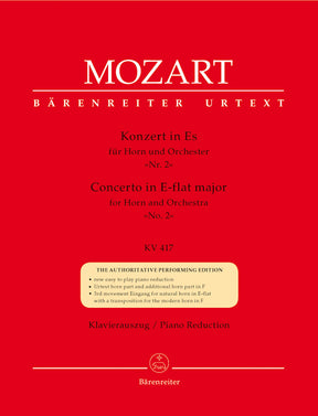 Mozart Concerto for Horn und Orchestra No. 2 E-flat major K. 417