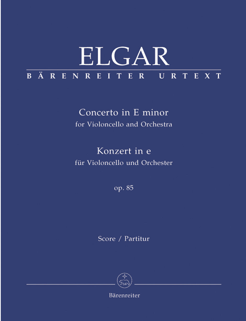 Elgar: Cello Concerto in E Minor, Op. 85 (Full Score)