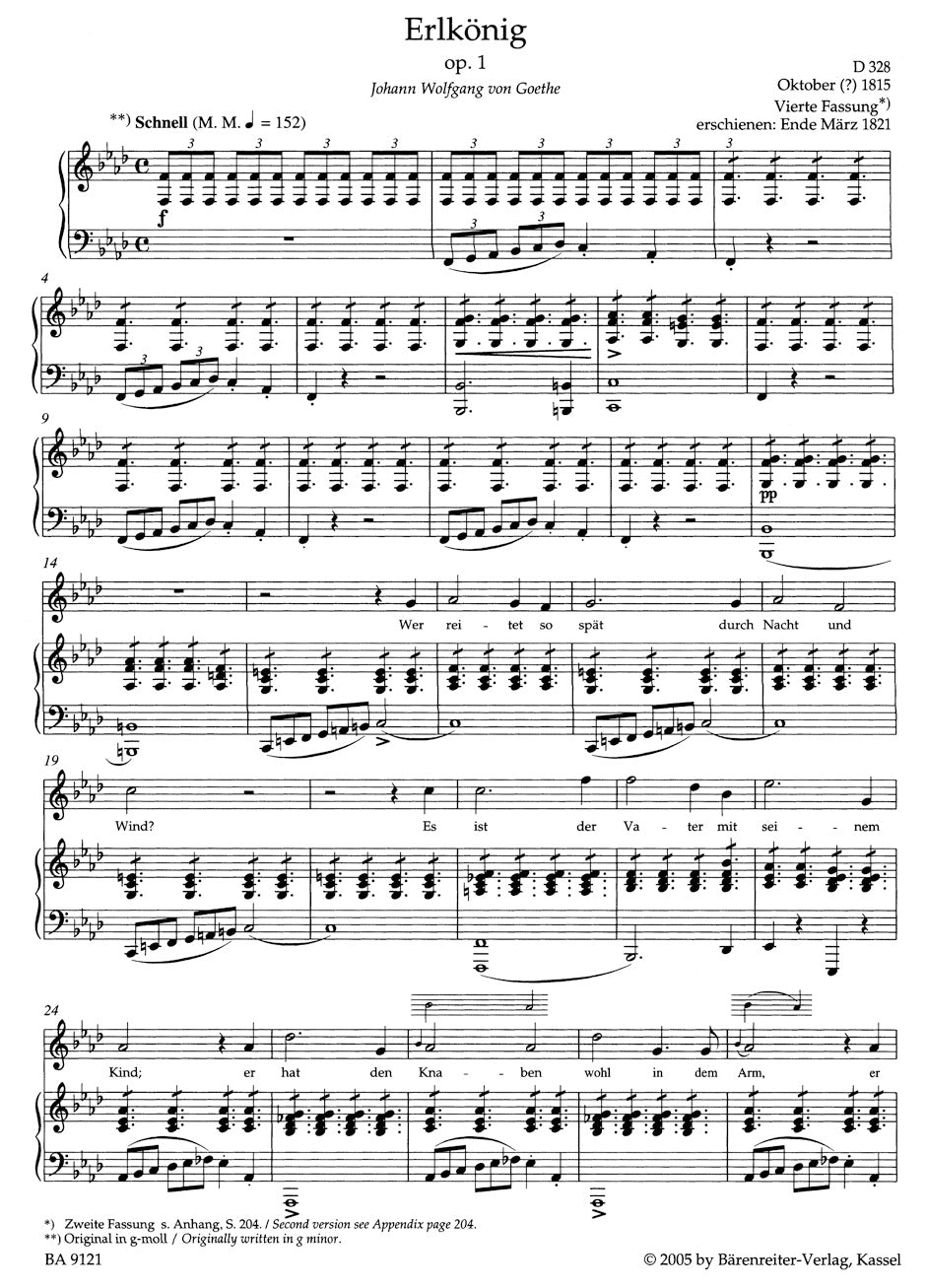 Schubert Lieder, Volume 1 (medium voice)