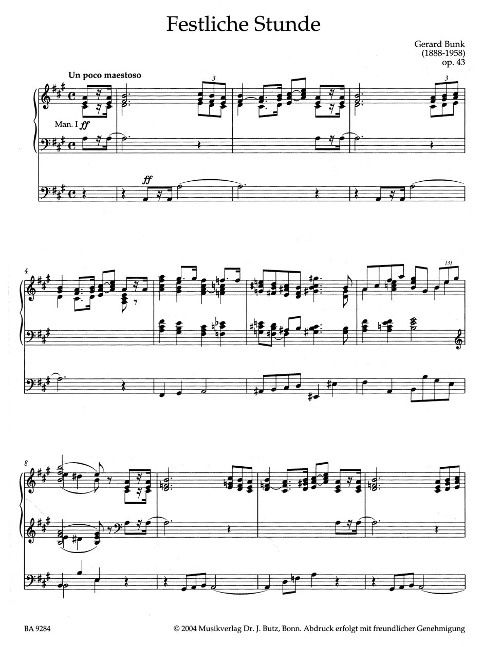 Bunk Complete Organ Works, Volume 4 op. 43,49,54,57