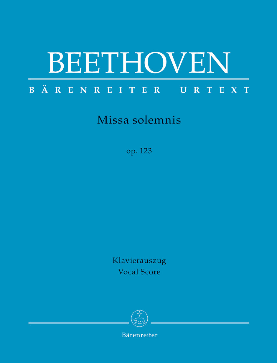 Beethoven: Missa solemnis, Op. 123 (Vocal Score)