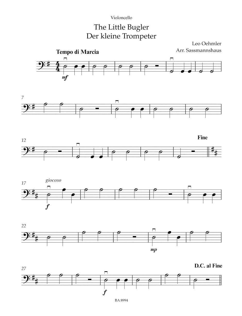 Sassmannshaus Cello Recital Album, Volume 1 -18 Recital Pieces in First Position for Cello and Piano or Two Celli-