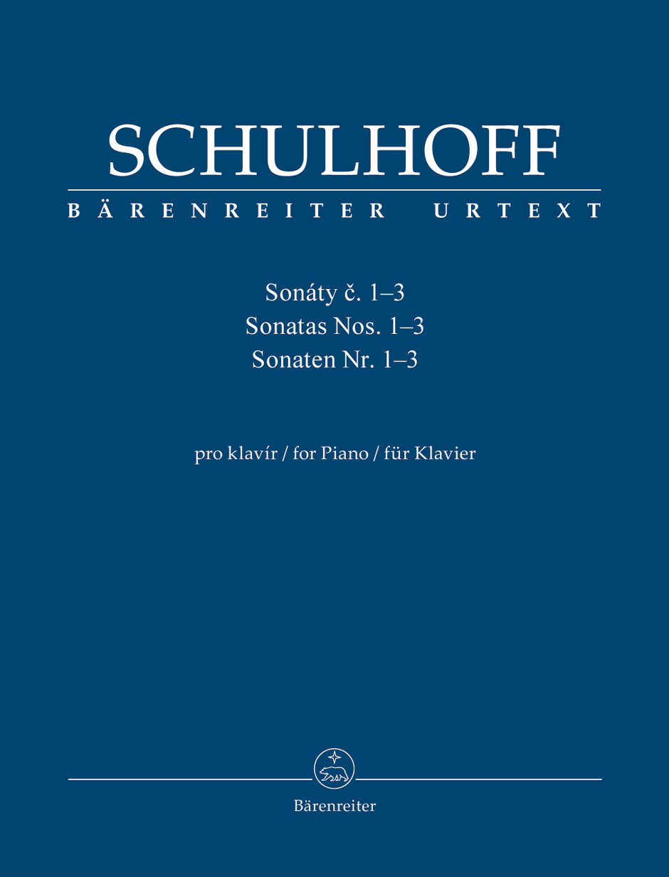 Schulhoff Sonatas for Piano Nr. Nos. 1-3