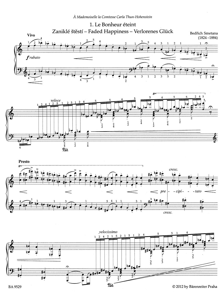 Smetana Dreams -Six Characteristic Pieces for Piano-