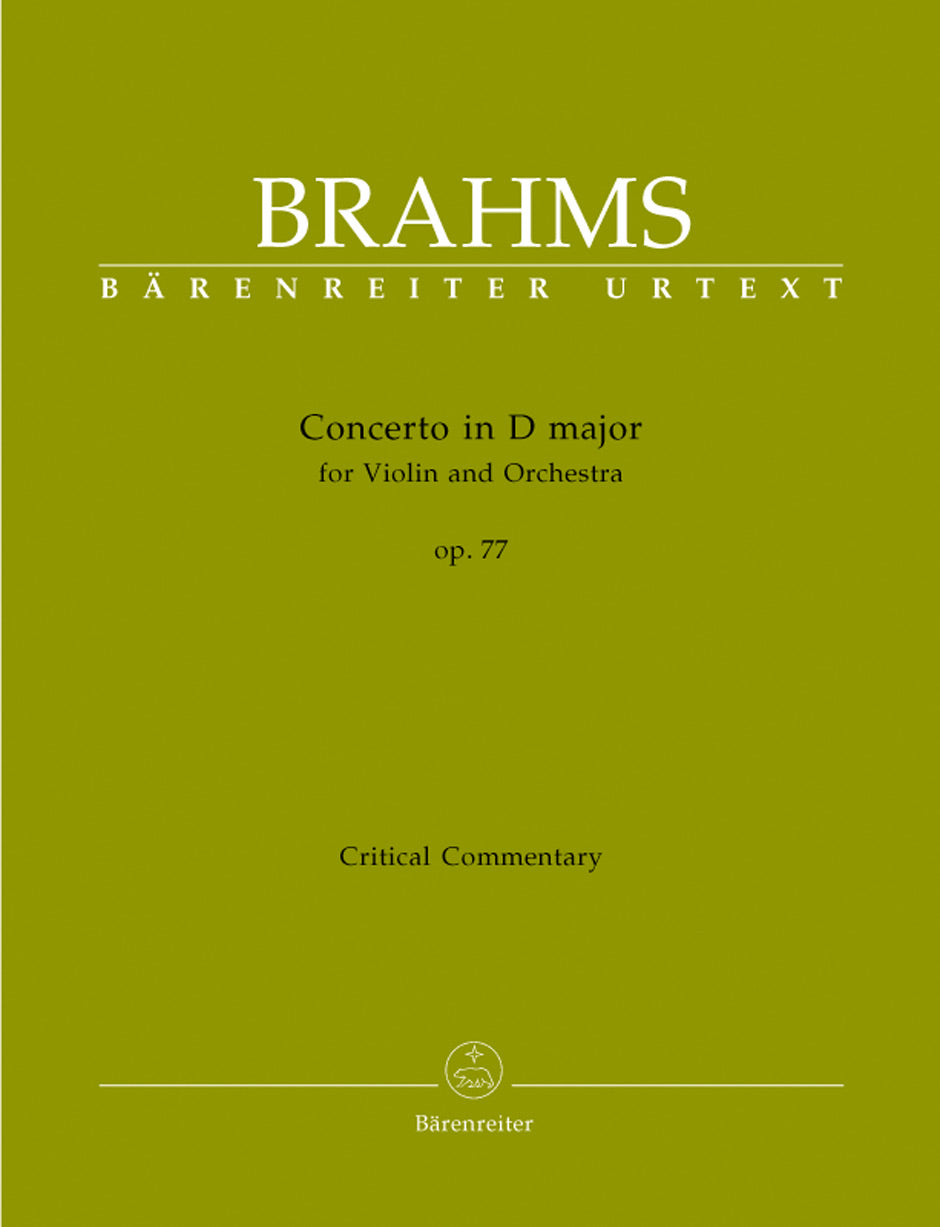 Brahms Concerto for Violin and Orchestra D major op. 77