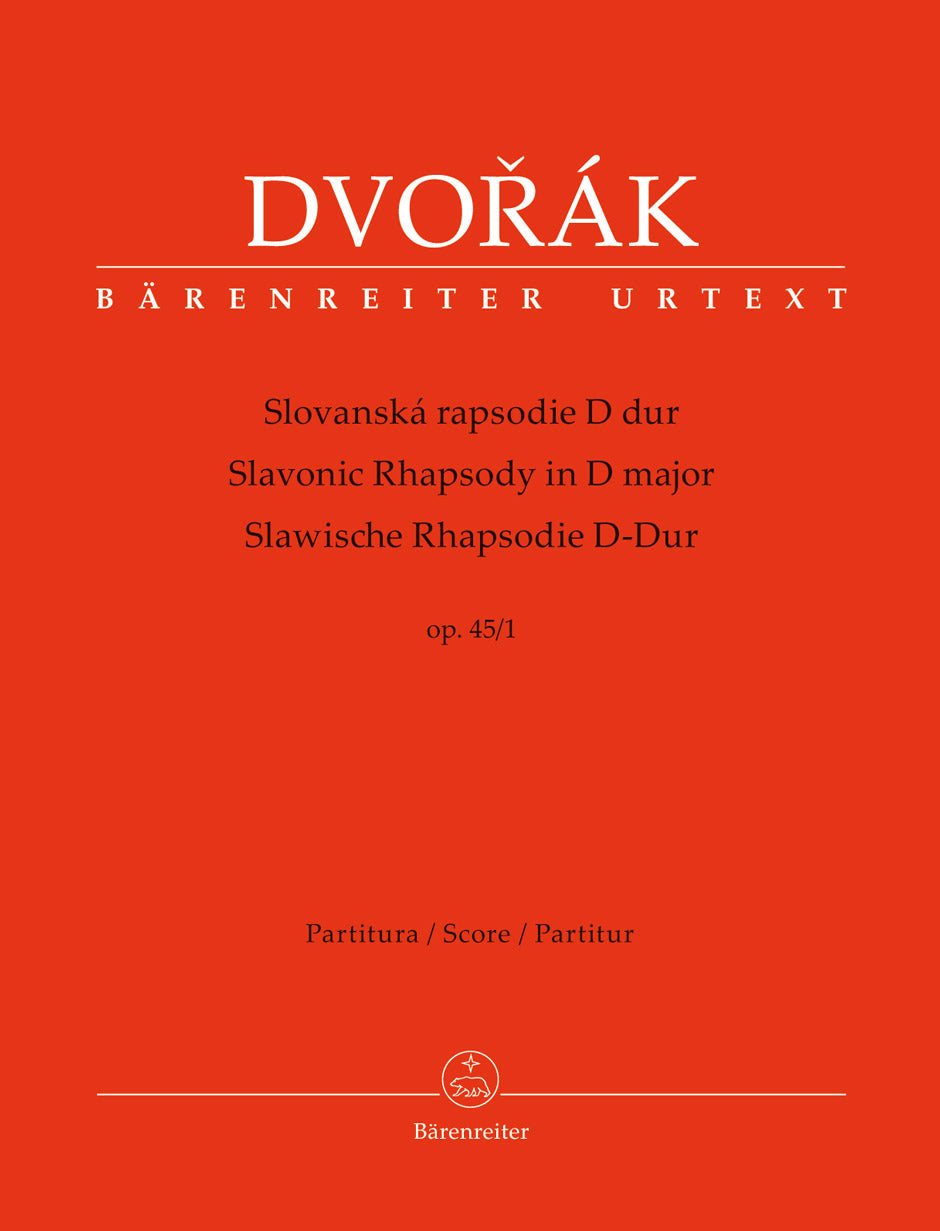 Dvorak Slavonic Rhapsody Nr. 1 D major op. 45