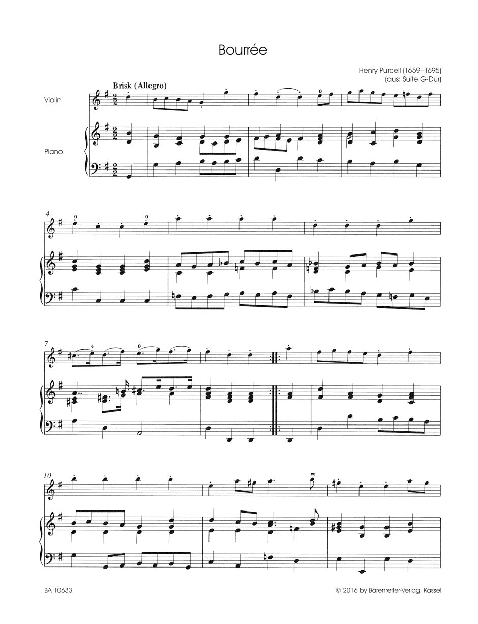 Introduction to the Great Composers for Violin and Piano