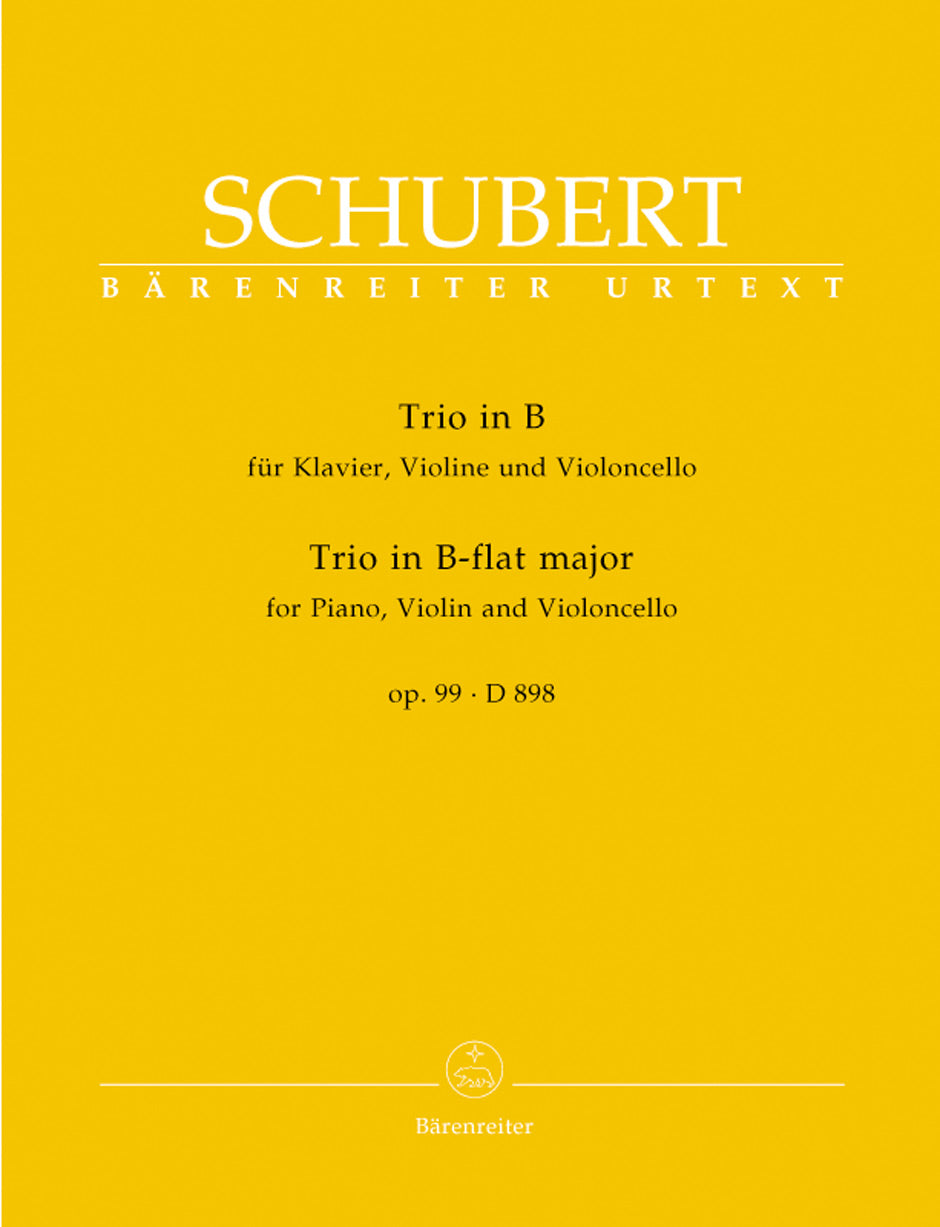 Schubert Piano Trio in B flat major Opus 99 D 898