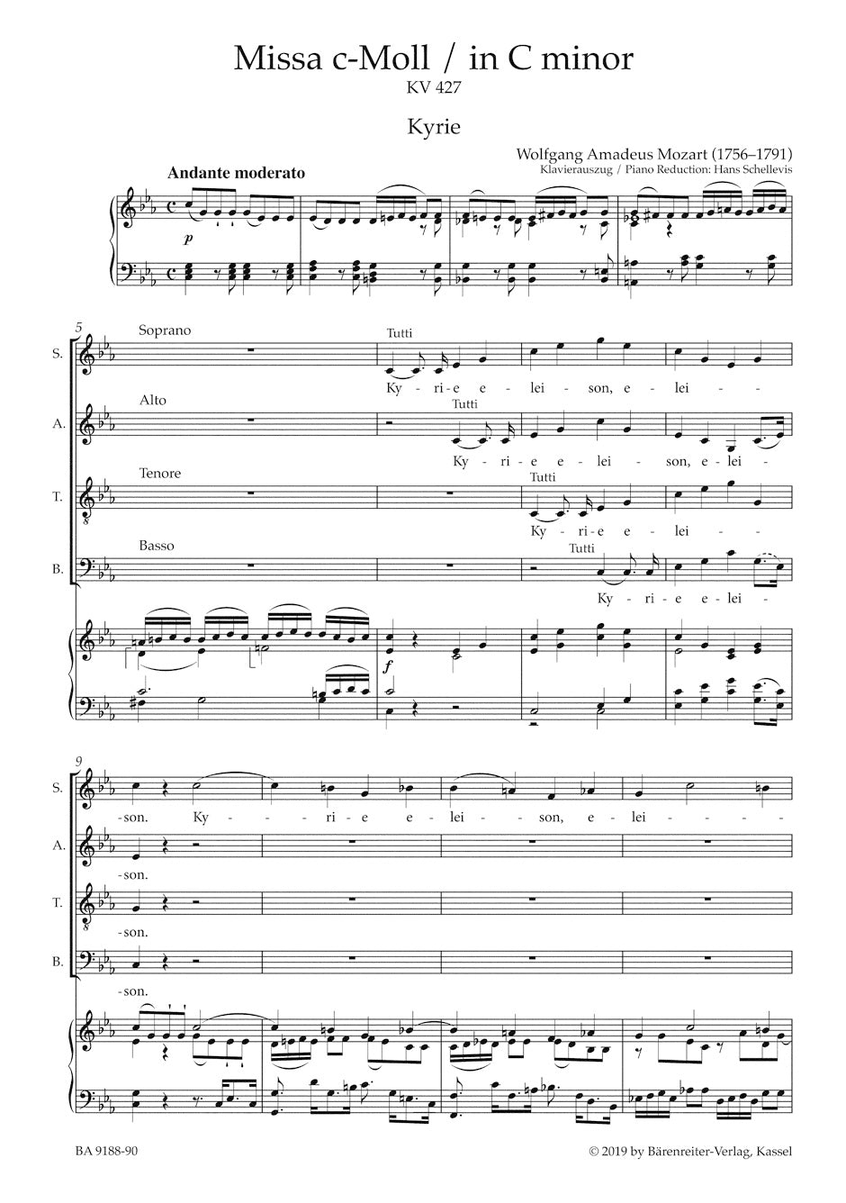 Mozart Mass in C minor K427 "Great Mass in C minor"
