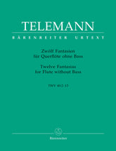 Telemann Twelve fantasies for Flute without Bass TWV 40:2-13