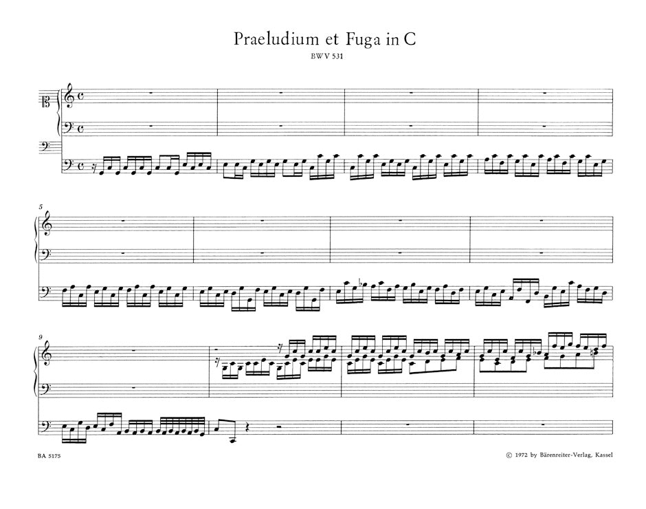 Bach Organ Works, Volume 5 -Preludes, Toccatas, fantasies and Fugues I-