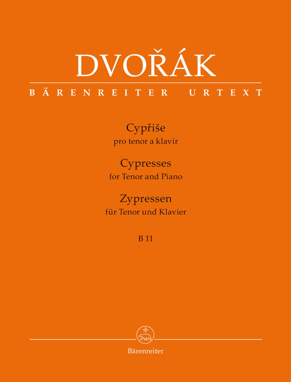 Dvorak Cyprise (Cypresses) for Tenor and Piano B 11