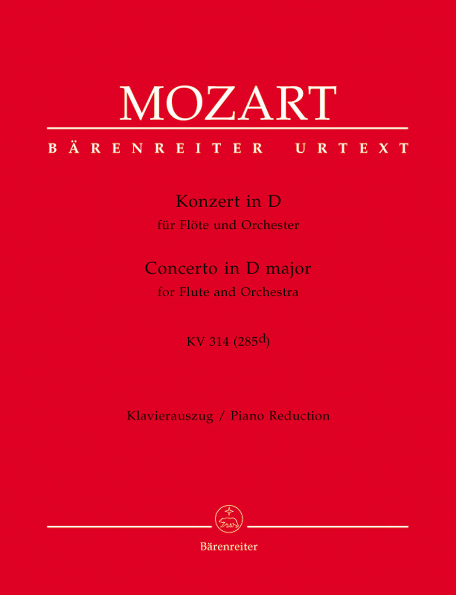 Mozart Concerto for Flute and Orchestra D major K. 314 (285d)