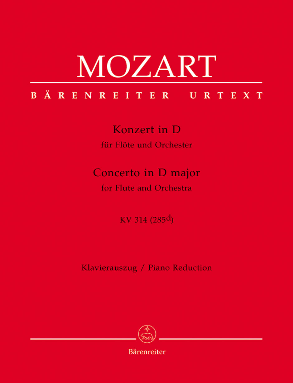 Mozart Concerto for Flute and Orchestra D major K. 314 (285d)