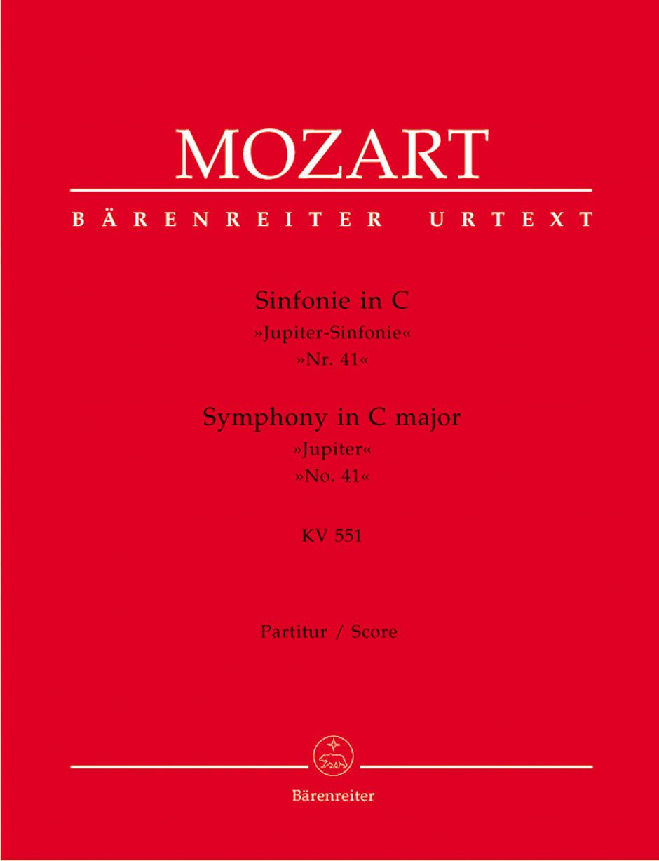 Mozart Symphony No. 41 C major K. 551 