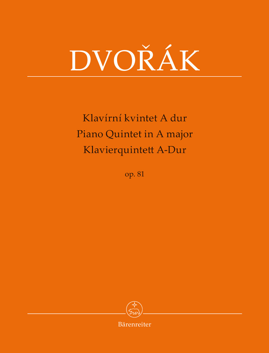 Dvorak Piano Quintet in A major Opus 81