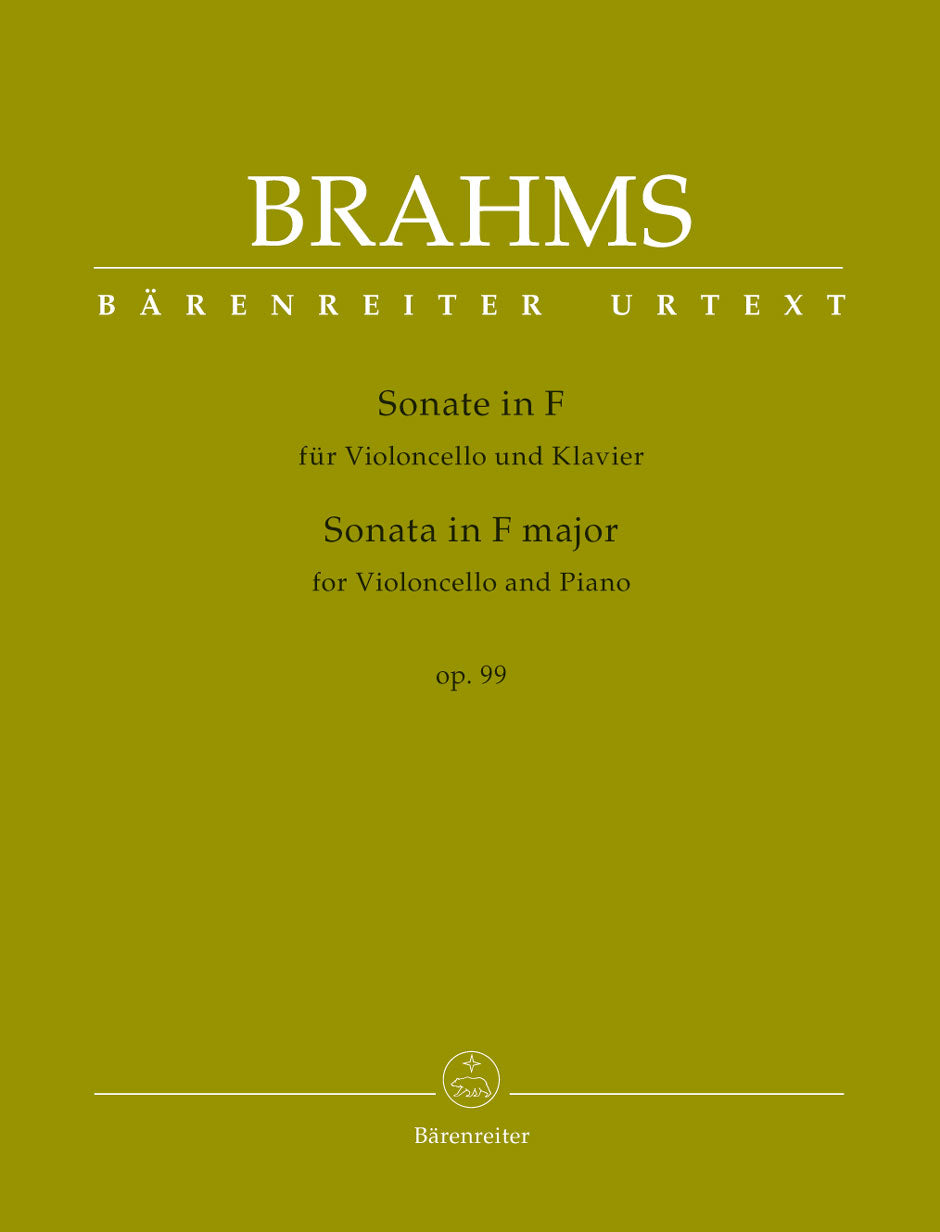 Brahms Sonata for Violoncello and Piano F major op. 99