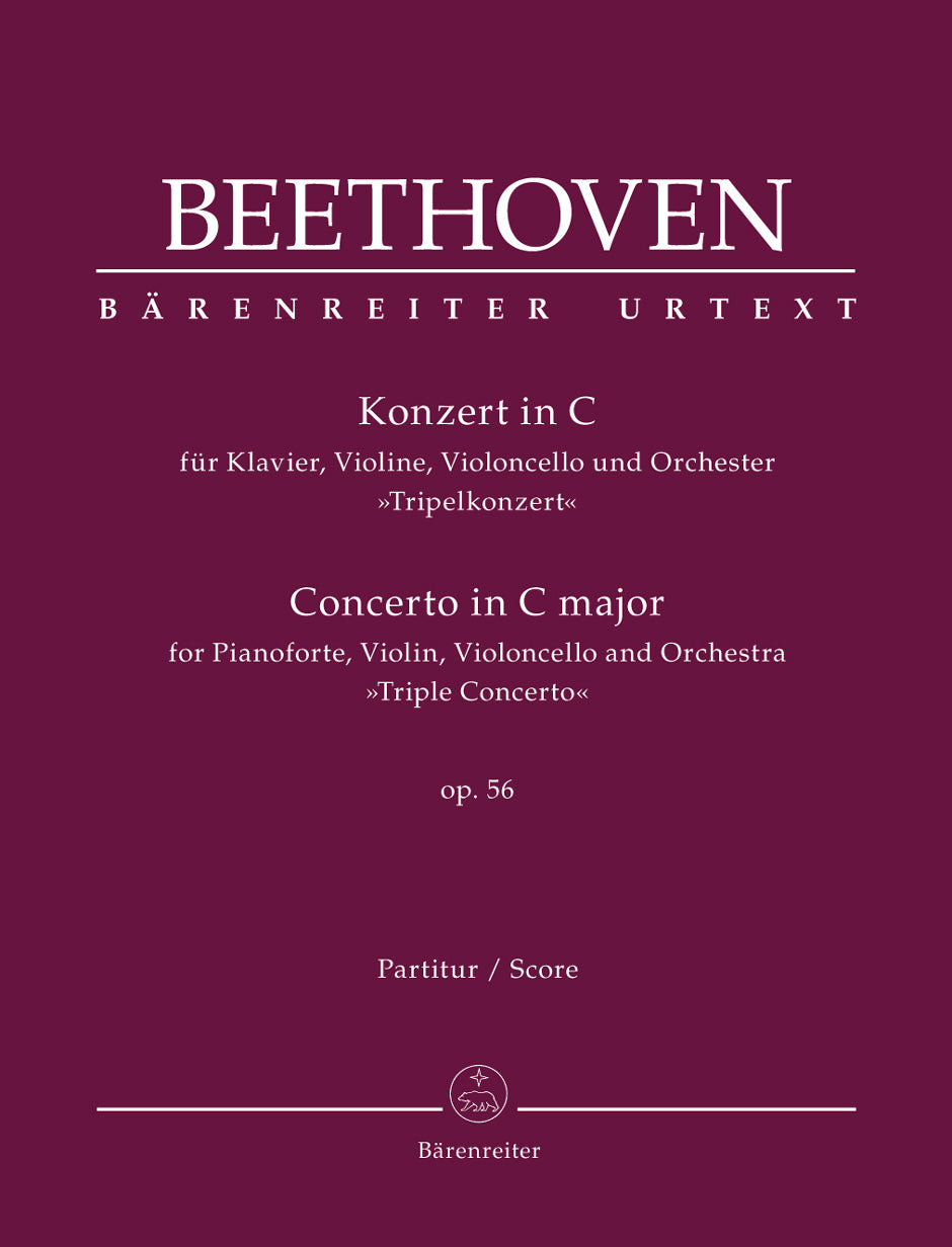 Beethoven: Triple Concerto in C Major, Op. 56 (Full Score)
