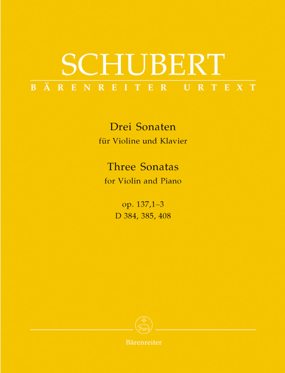 Schubert Three Sonatas for Violin and Piano op. 137, 1-3