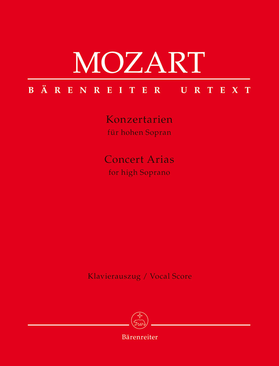 Mozart Concert Arias for High Soprano