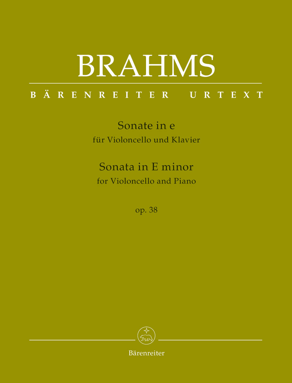 Brahms Sonata for Violoncello and Piano E minor op. 38