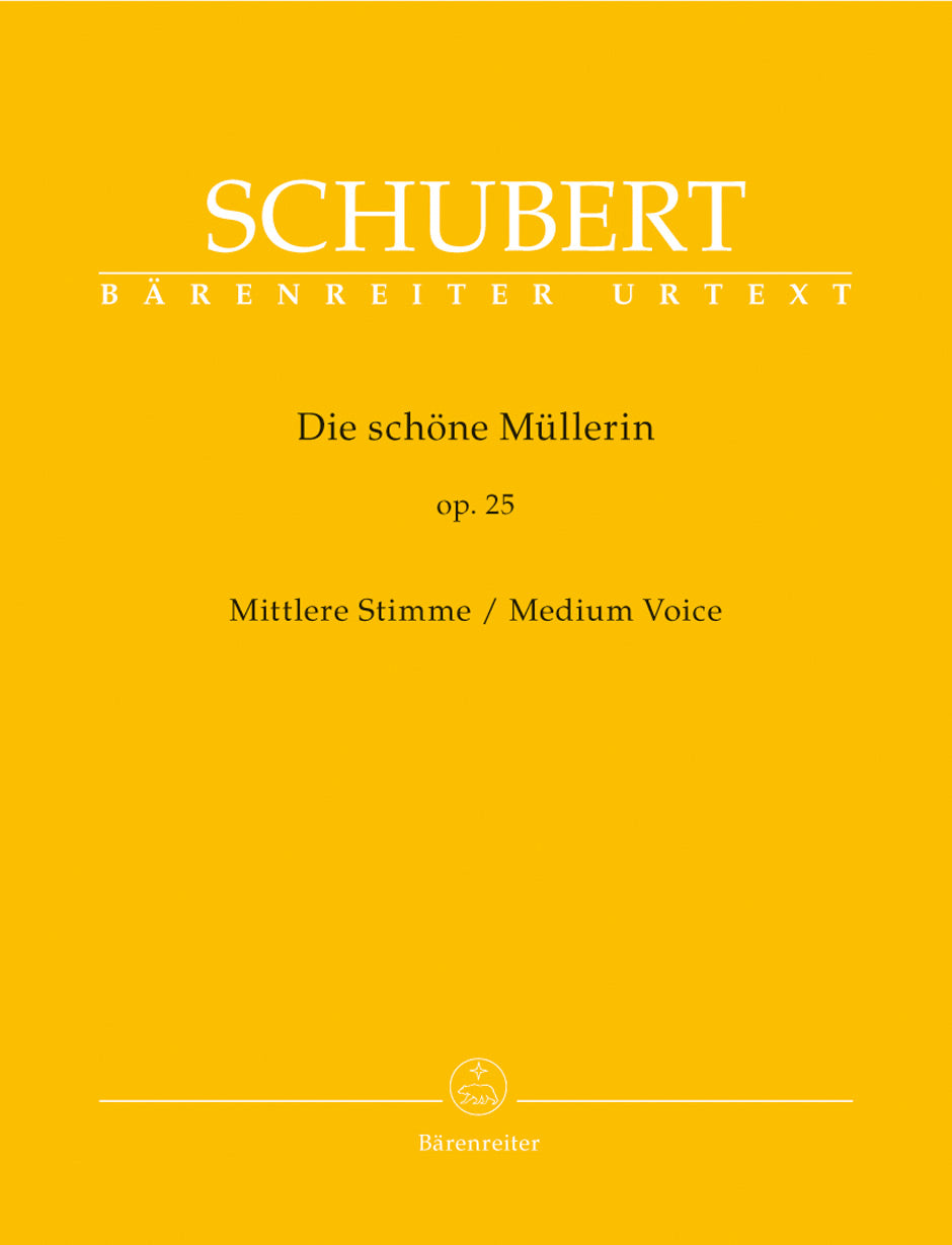 Schubert Die schöne Müllerin op. 25 D 795 (Medium Voice)