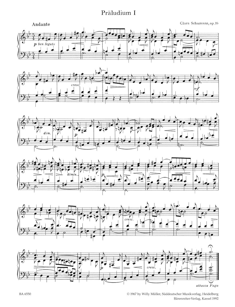 Clara Schumann Romantic Piano Music, Volume 1