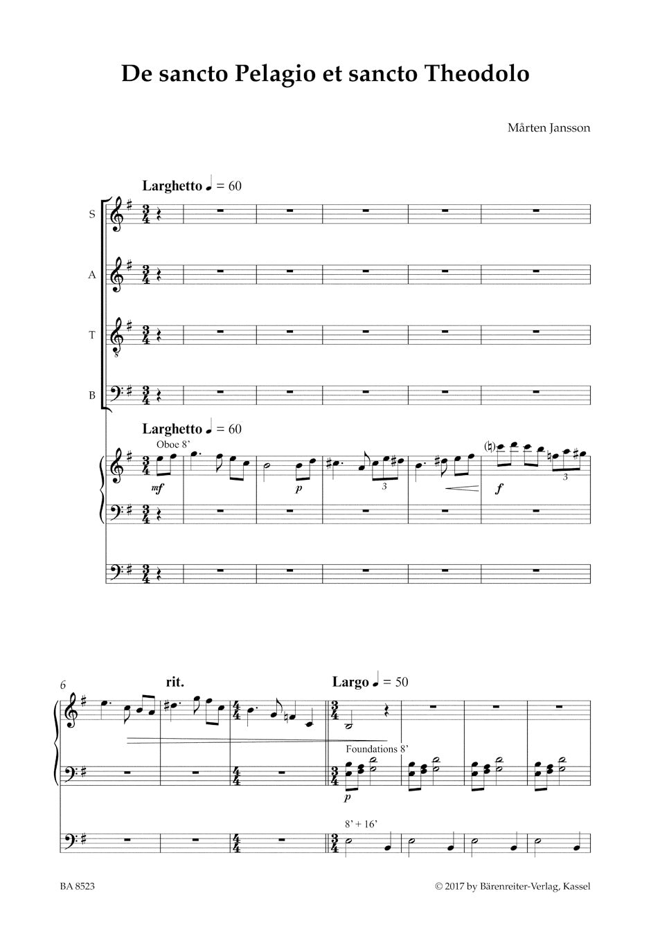 Jansson De sancto Pelagio et sancto Theodolo