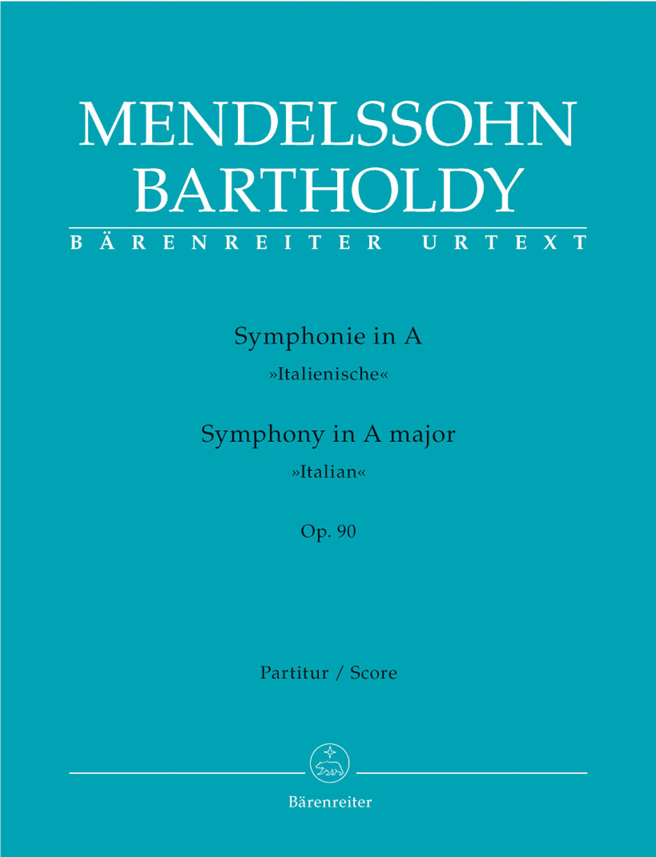 Mendelssohn Symphony A major op. 90 "Italian" (1833-1834)
