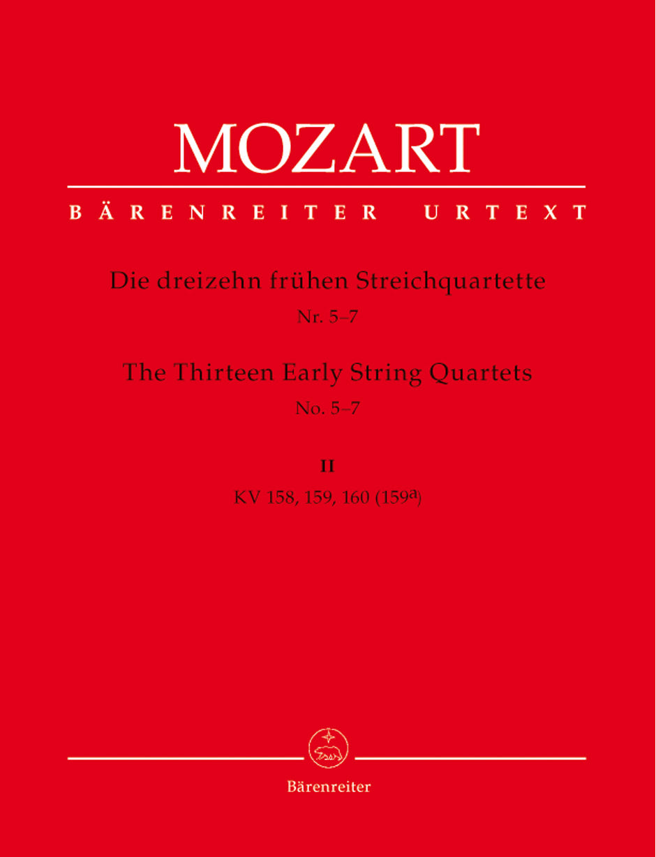 Mozart The Thirteen Early String Quartets Volume 2 (Nos 5-7)