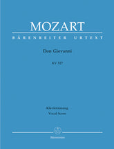 Mozart Il dissoluto punito ossia il Don Giovanni K. 527 -Dramma giocoso in two acts - Paperback