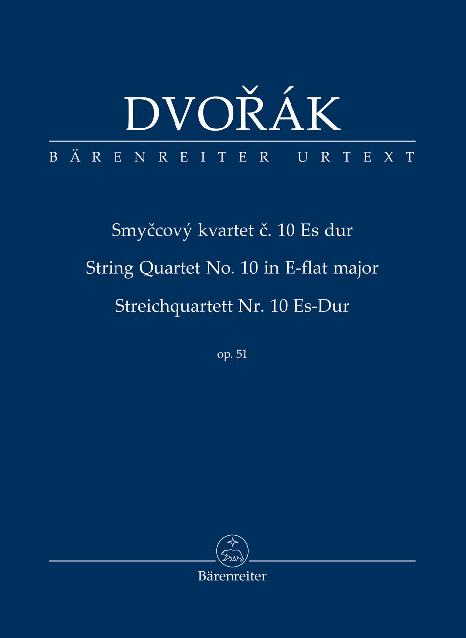 Dvorak String Quartet Nr. 10 Es-Dur op. 51