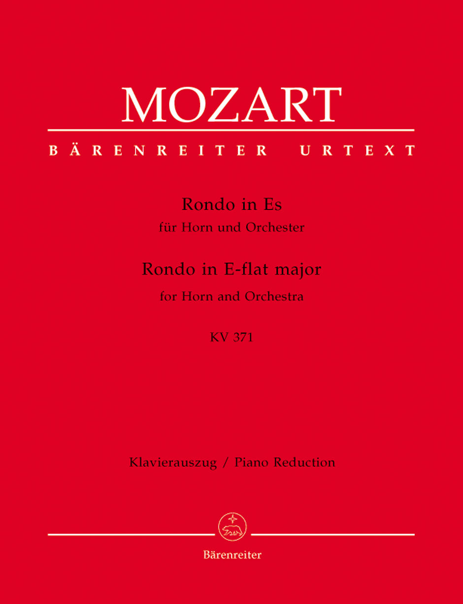 Mozart Rondo for Horn and Orchestra E-flat major K. 371