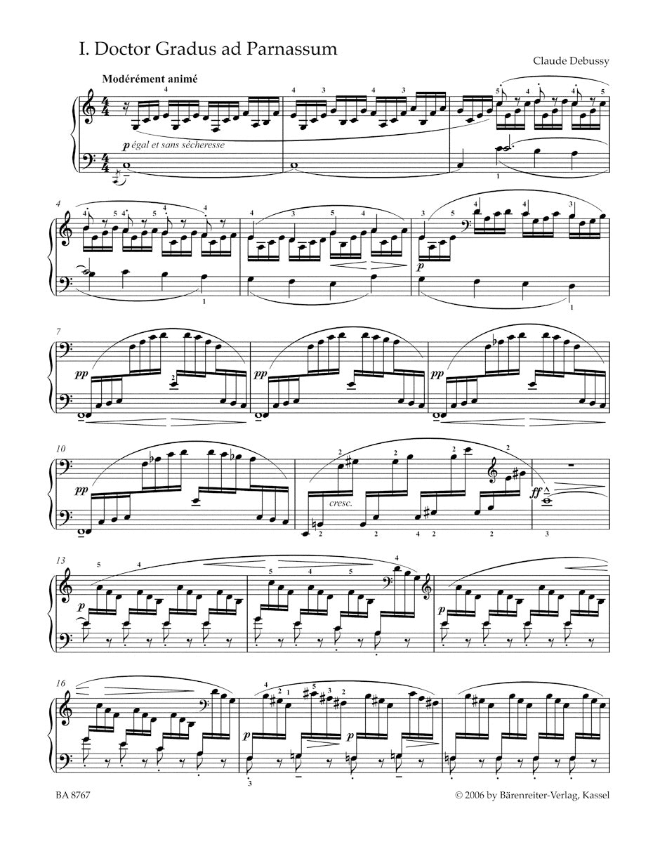 Debussy Children's Corner -Little suite for solo piano-
