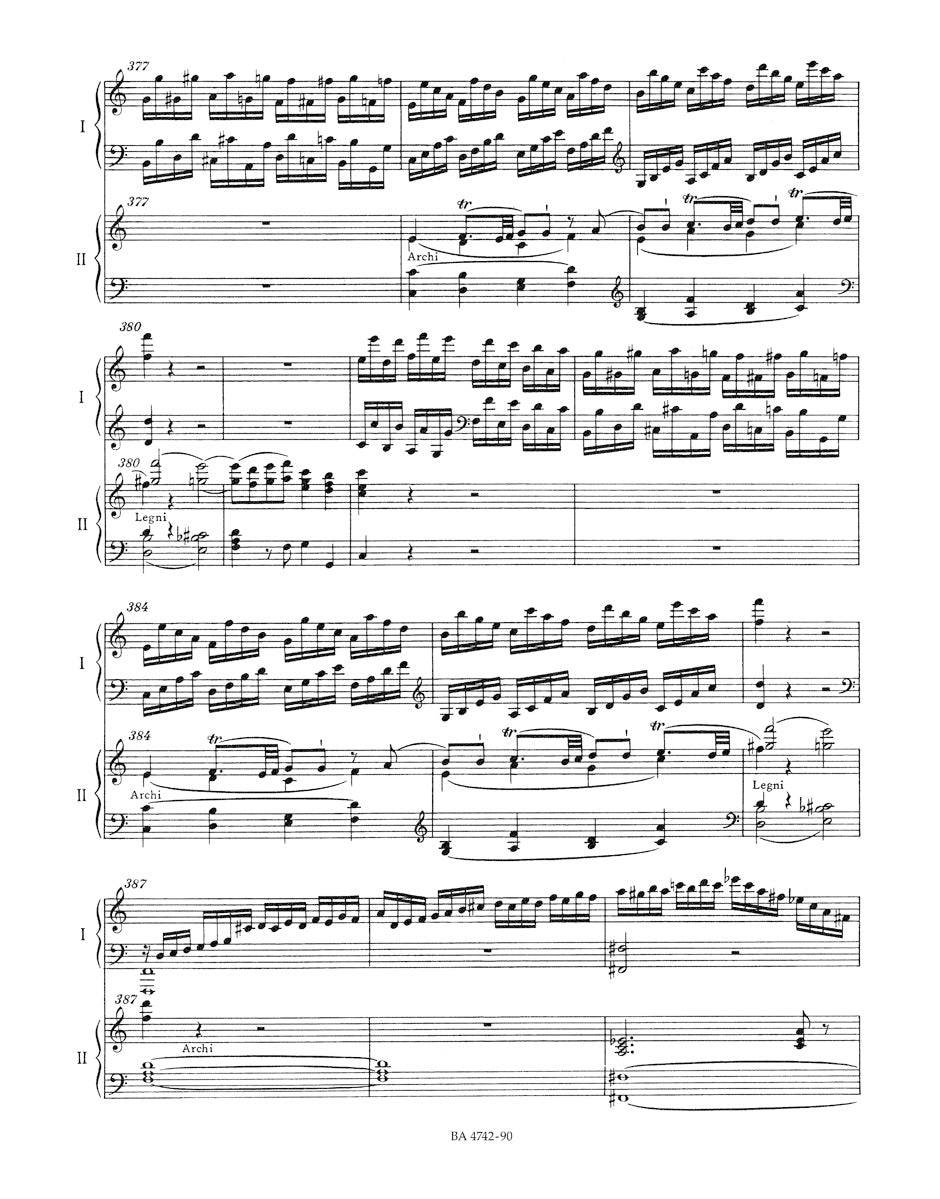 Mozart Concerto for Piano and Orchestra No. 25 C major K. 503 (Piano Reduction)