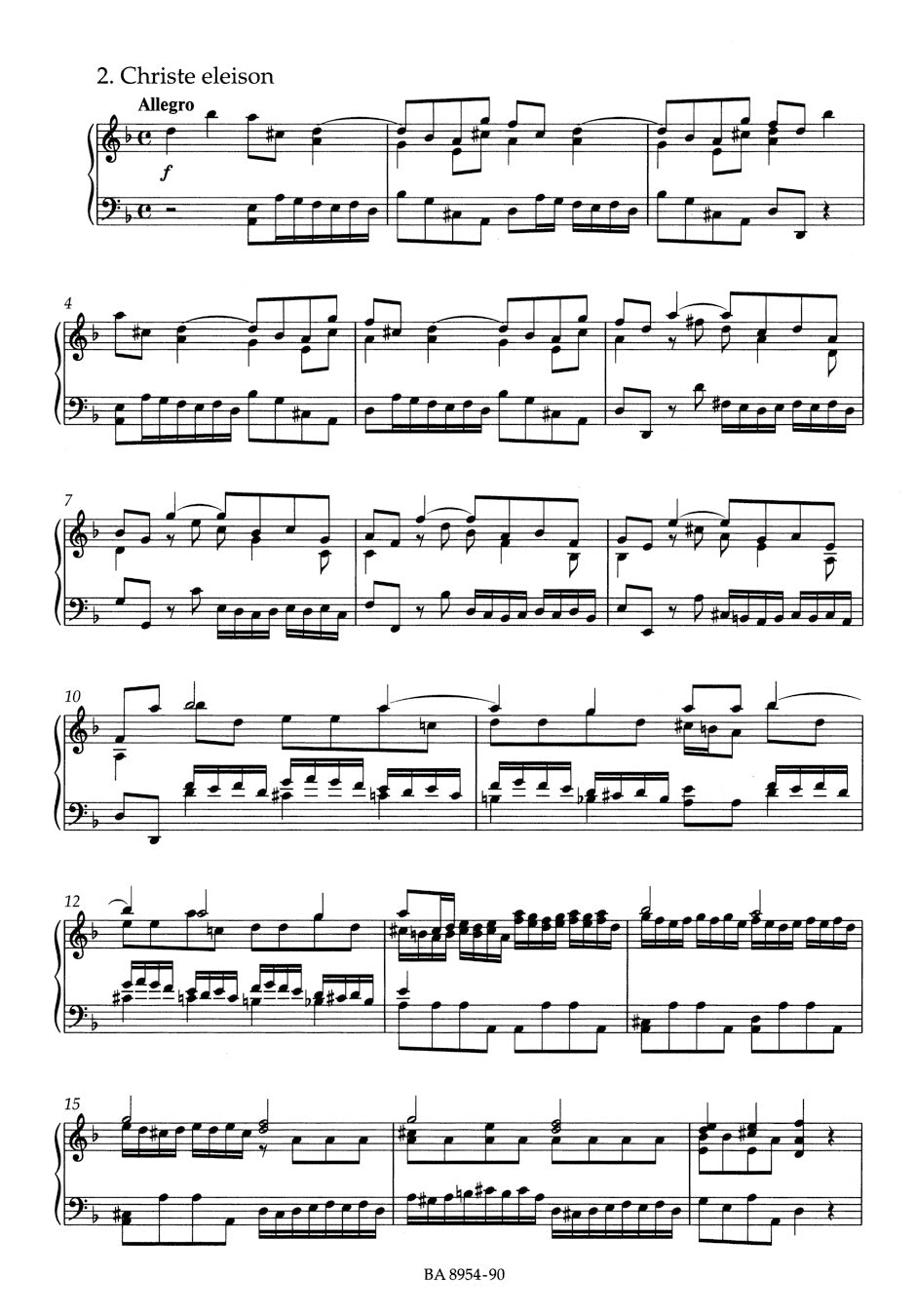 Vivaldi Kyrie RV 587 (Arrangement for Choir SSAA)