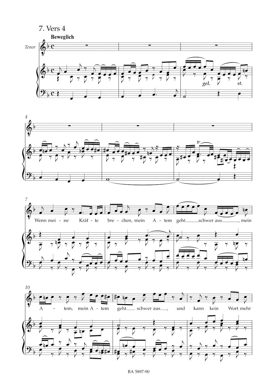 Telemann Christus, der ist mein Leben TVWV 1:138 (Chorale Setting)