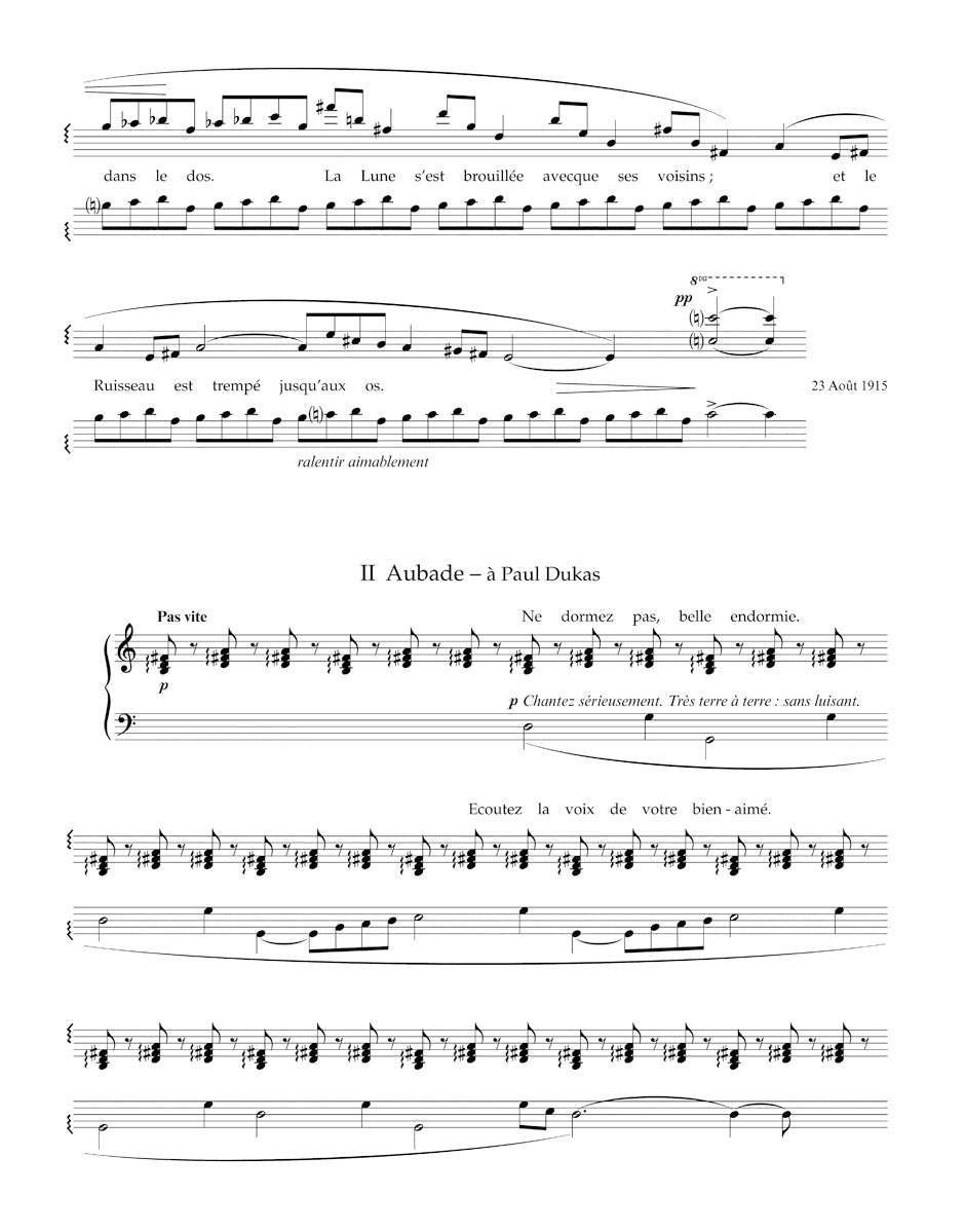 Satie Avant-derniÞres pensées for Piano