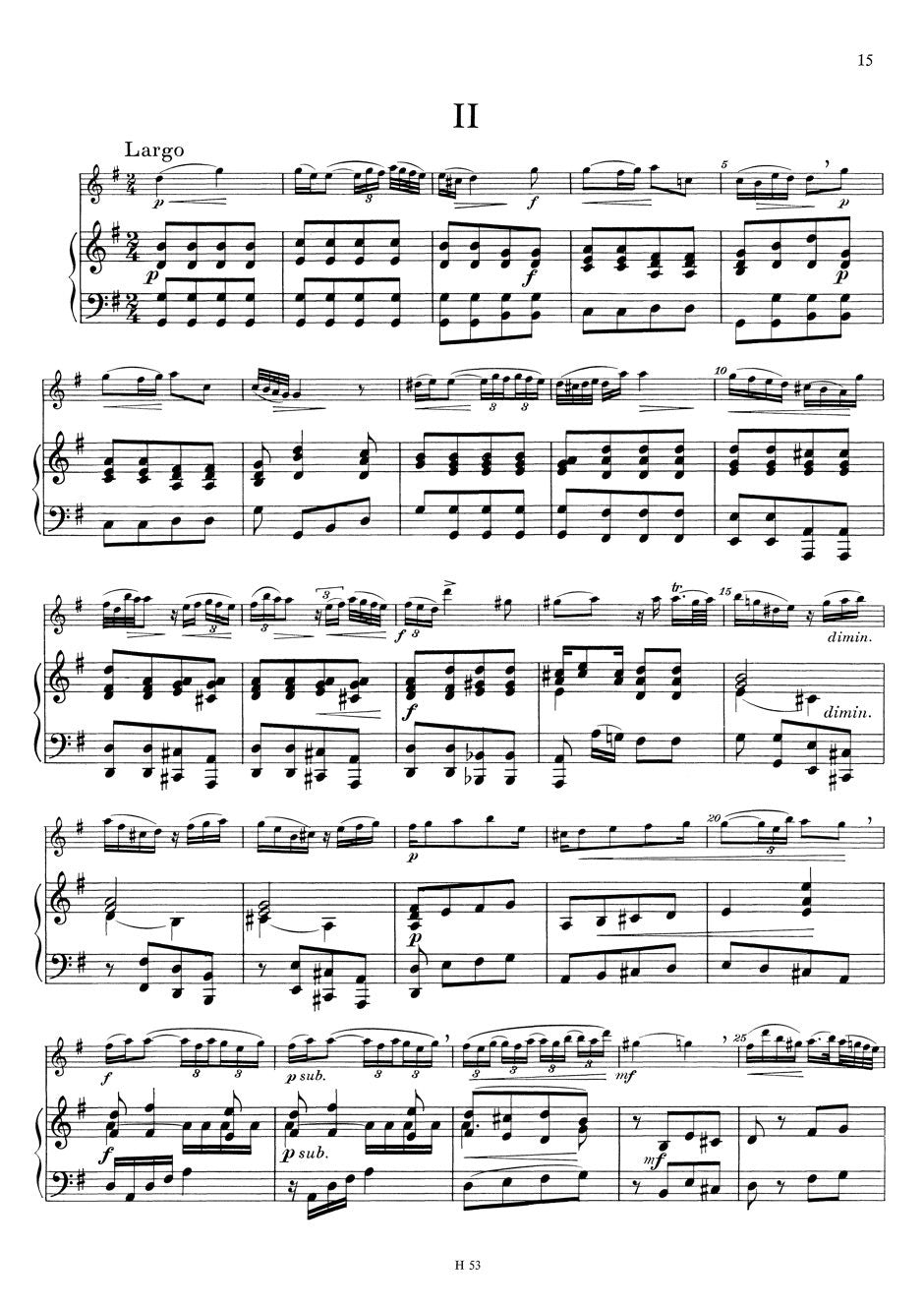 Fils: Concerto D Major