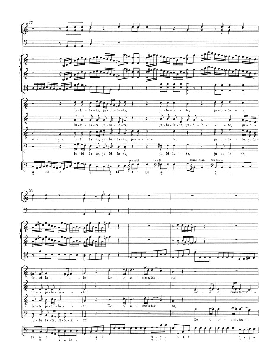 Mozart Benedictus sit Deus K. 117 (66a=47b)