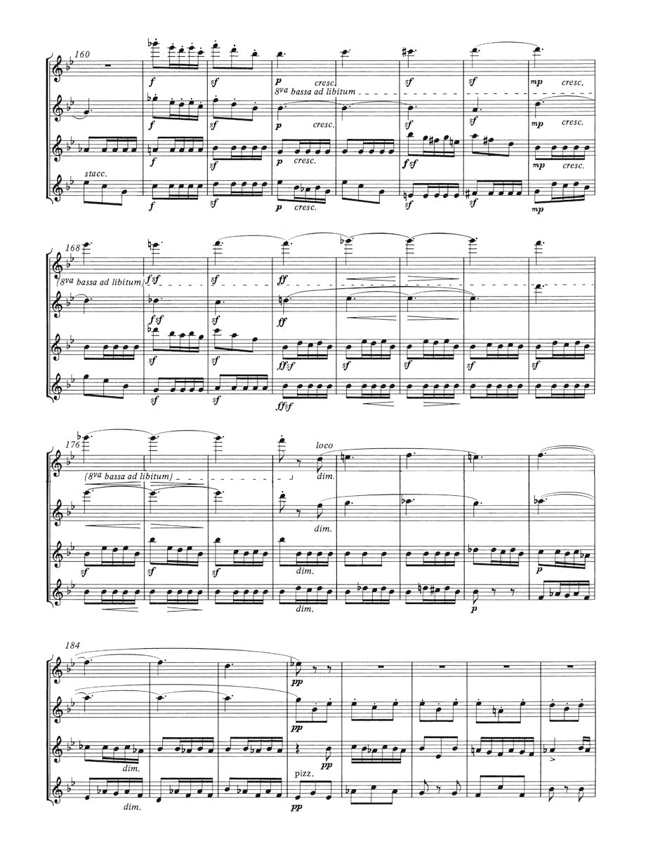 Mendelssohn Scherzo from A Midsummer Night's Dream for 4 Flutes