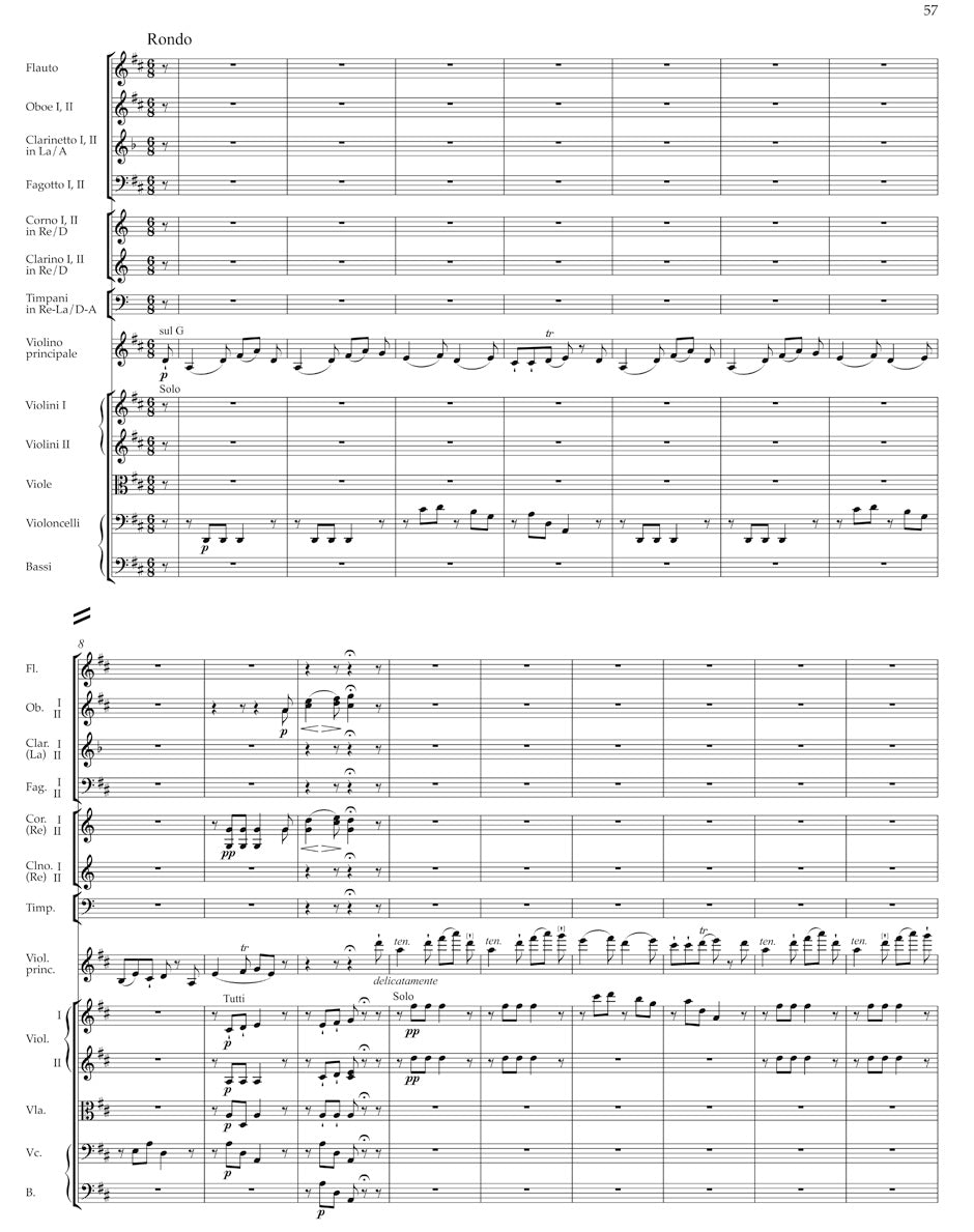 Beethoven Concerto for Violin and Orchestra D major op. 61