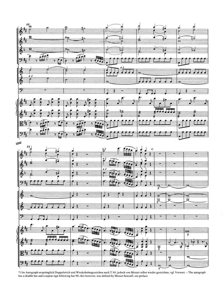 Mozart Symphony Nr. 35 D major K. 385 "Haffner Symphony"
