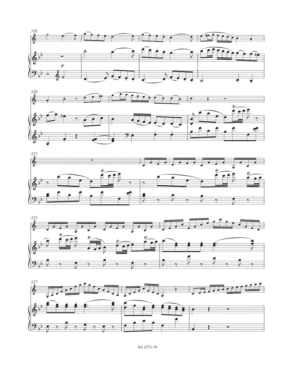 Mozart Concerto for B-flat Clarinet and Piano K. 622