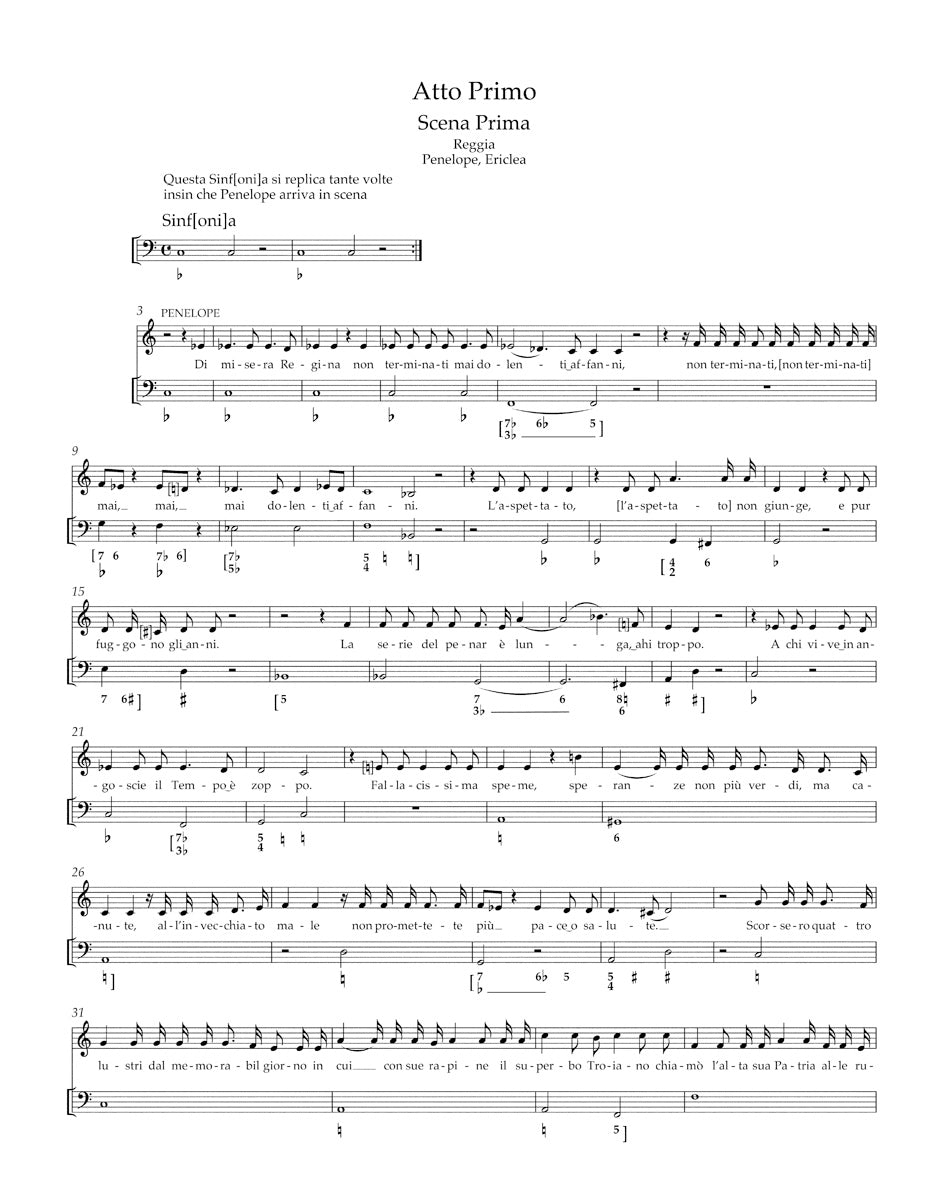 Monteverdi Il ritorno d'Ulisse in patria
