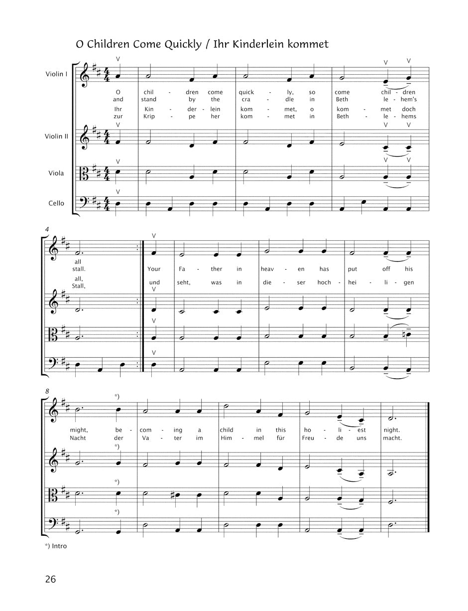 Sassmannshaus Christmas for Beginner String Ensembles