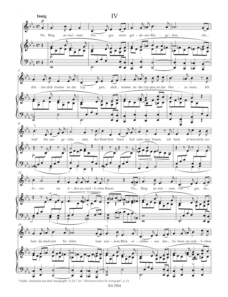 Schumann Frauenliebe und Leben op. 42