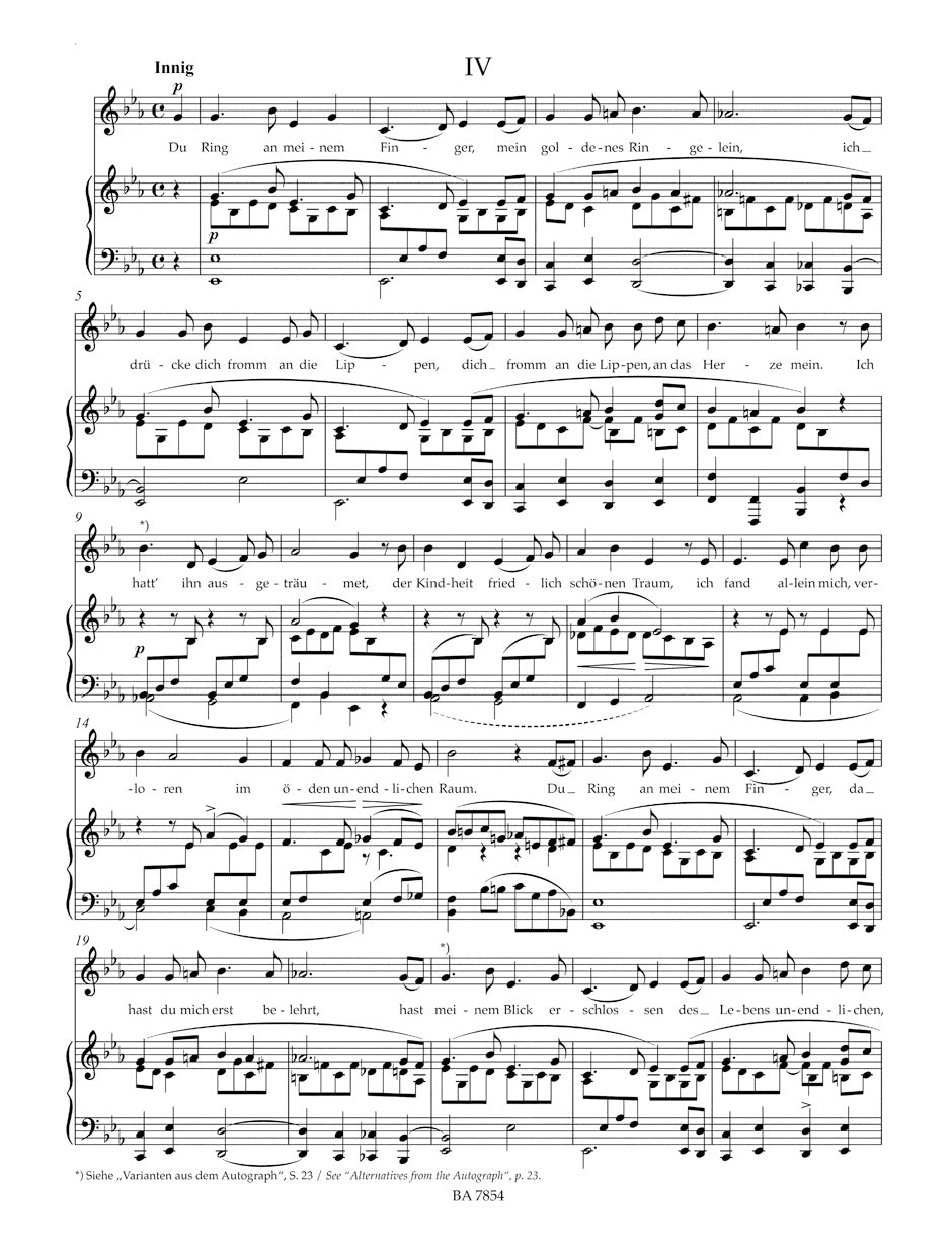 Schumann Frauenliebe und Leben op. 42